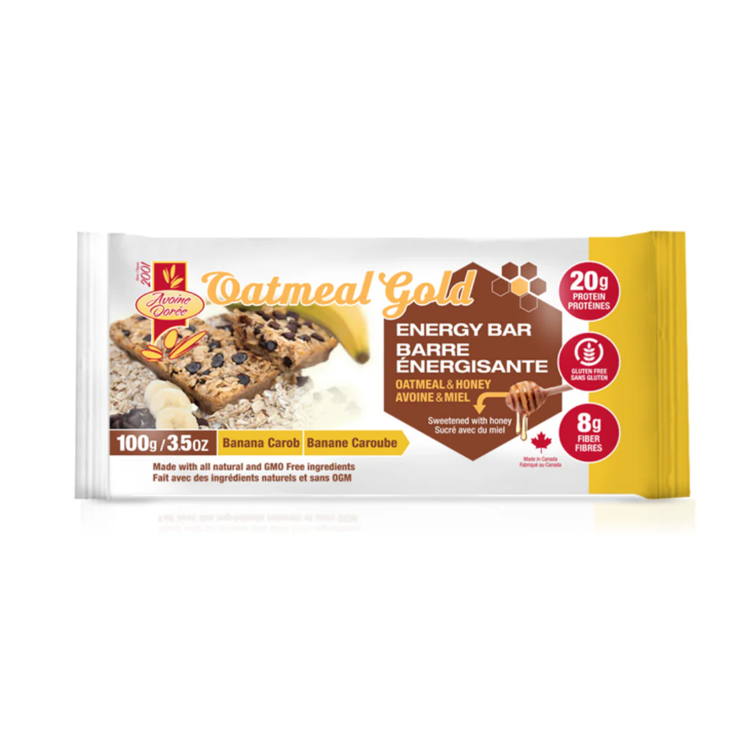 Oatmeal Gold Avoine Dorée Oatmeal & Honey Energy 100g Bar - Image 2