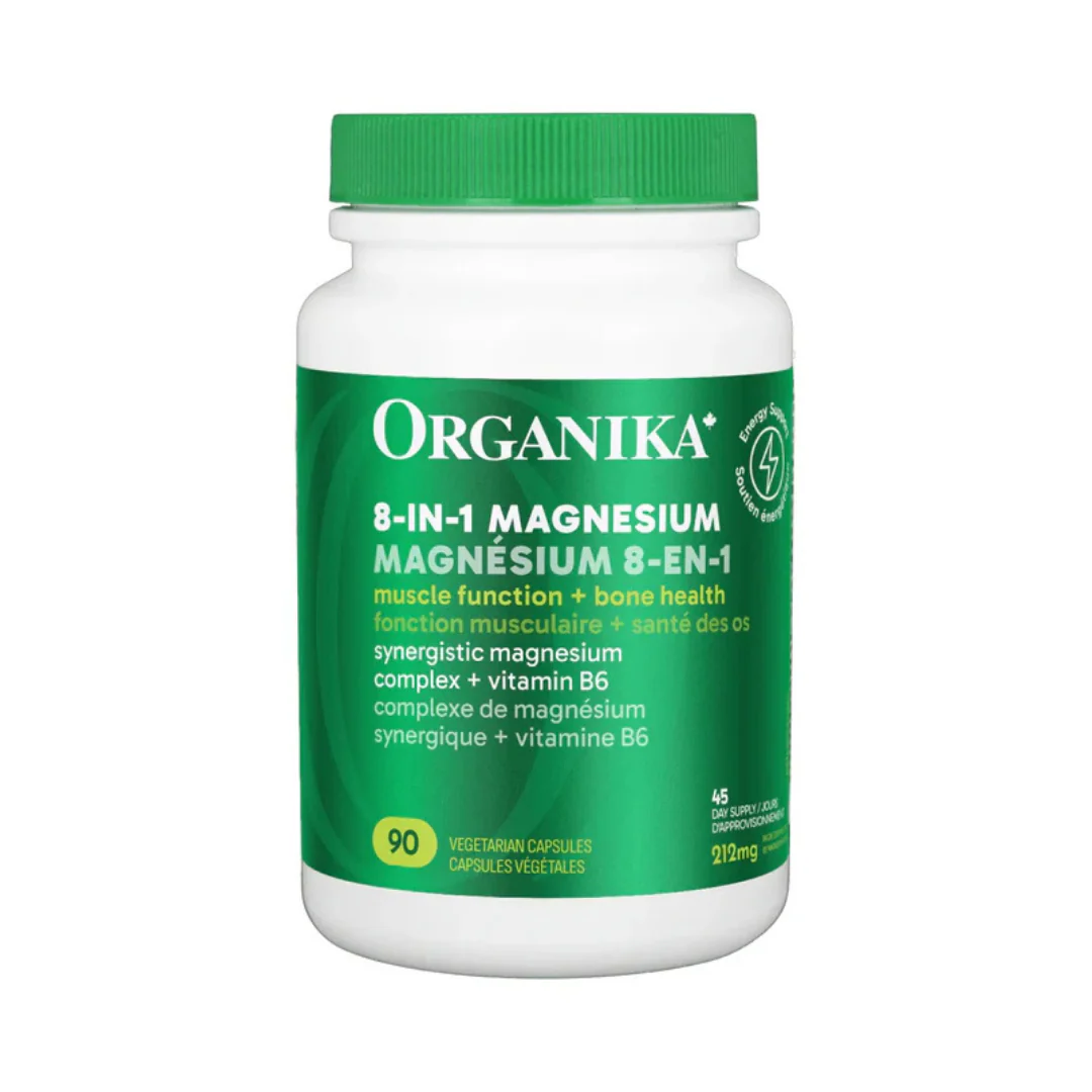 Organika 8-in-1 Magnesium 90 Capsules