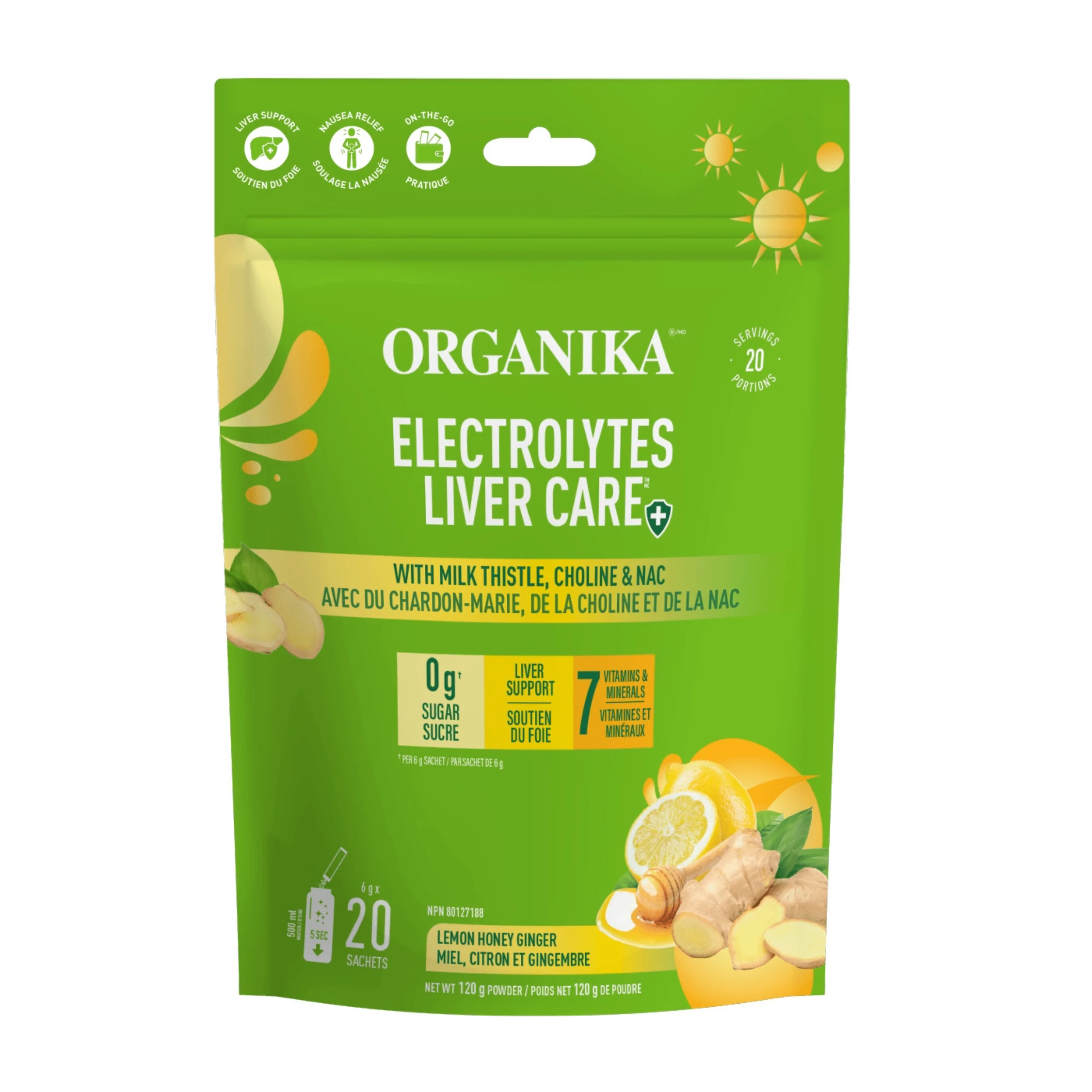 Organika Electrolyte Liver Care Sachets Bag of 20