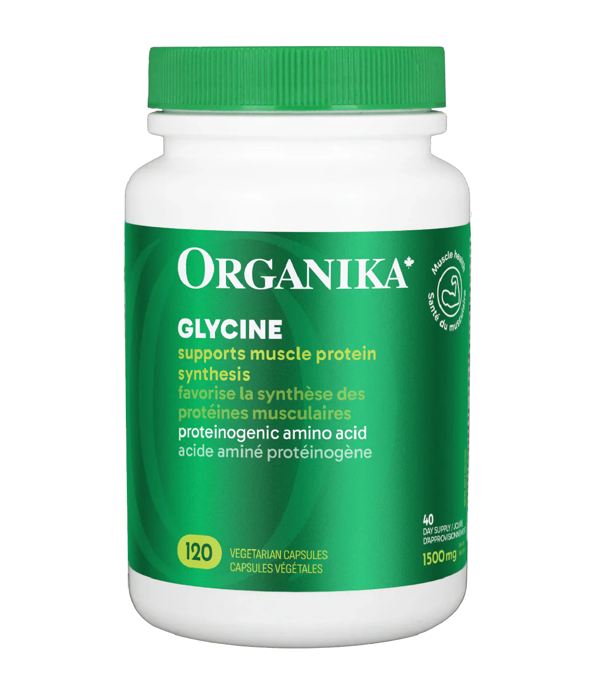 Organika Glycine Proteinogenic Amino Acid Capsules 120 Capsules