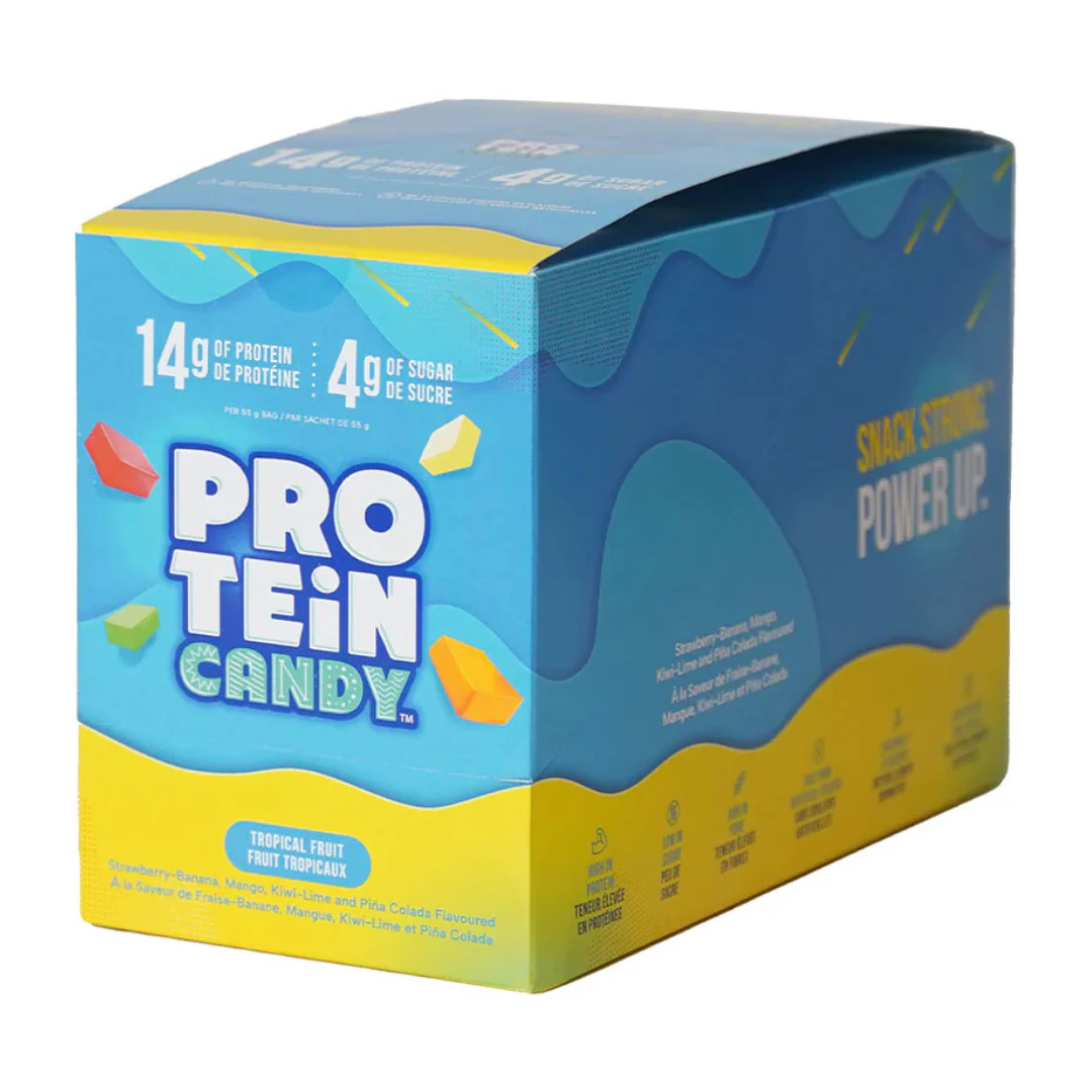 Protein Candy Box of 12 (Tropical Fruit) - Image 2